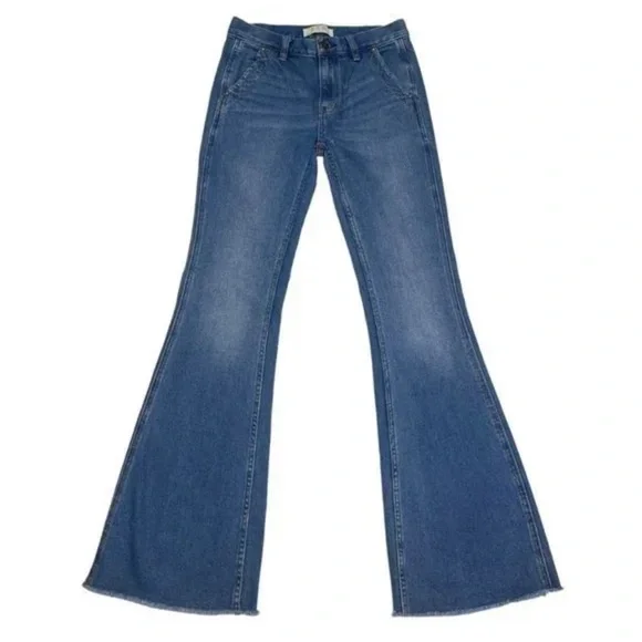 We The Free x Free People Just Float On Flare Jeans 28 - Picture 3 of 10